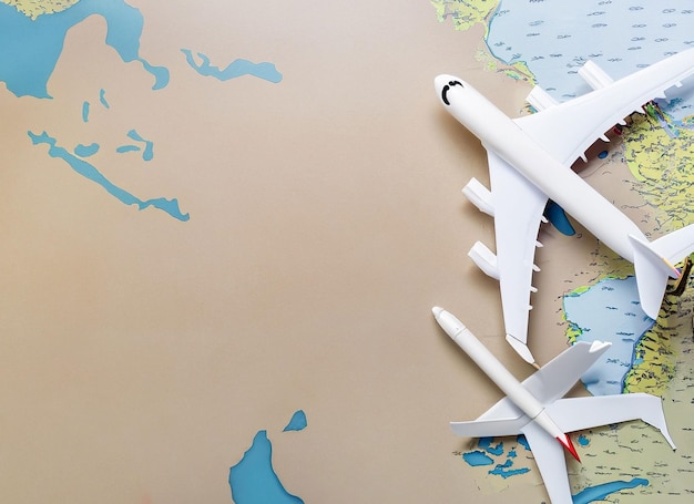 Travel concept with copy space