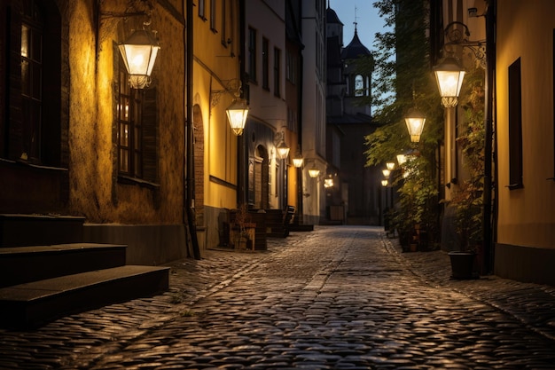 Фото Путешествие по европе улица город старая ночь архитектура городское здание город