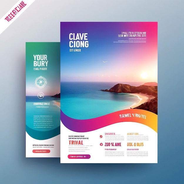 travel flyer template
