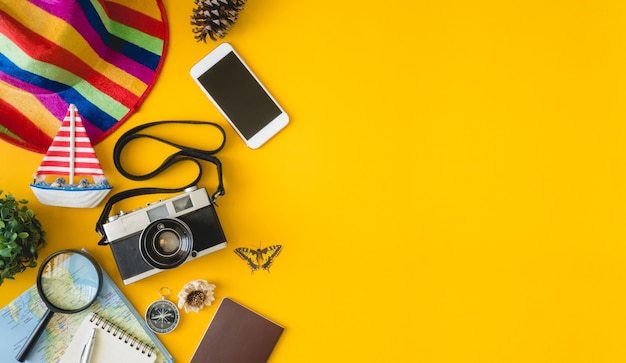 travel kit on a table