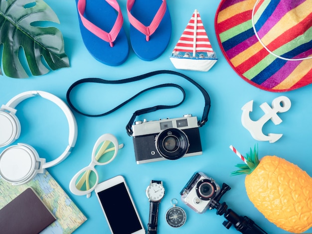 travel kit on a table