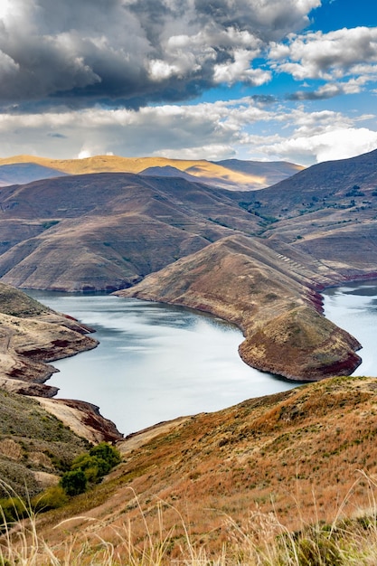 Travel to Lesotho A view of Katse Dam Lake