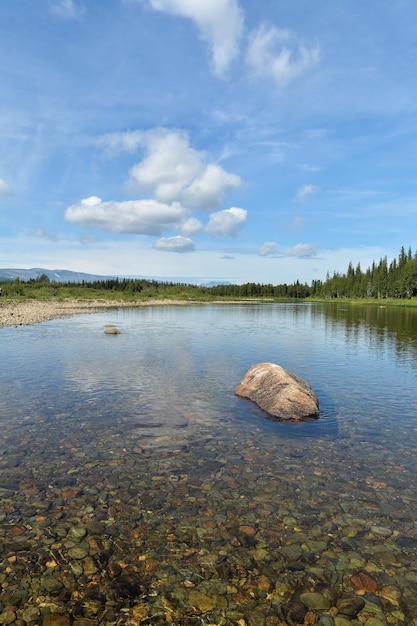 Travel route in the Yugyd VA national Park