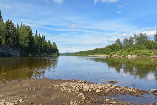 Travel route in the Yugyd VA national Park