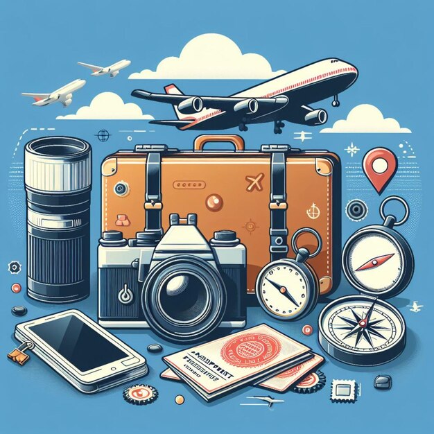 Photo travel vector