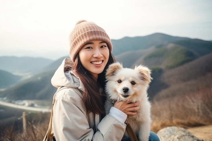 Photo 여행 하는 산 의 초상화 포유류