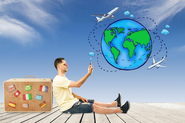 traveling and vacation concept
