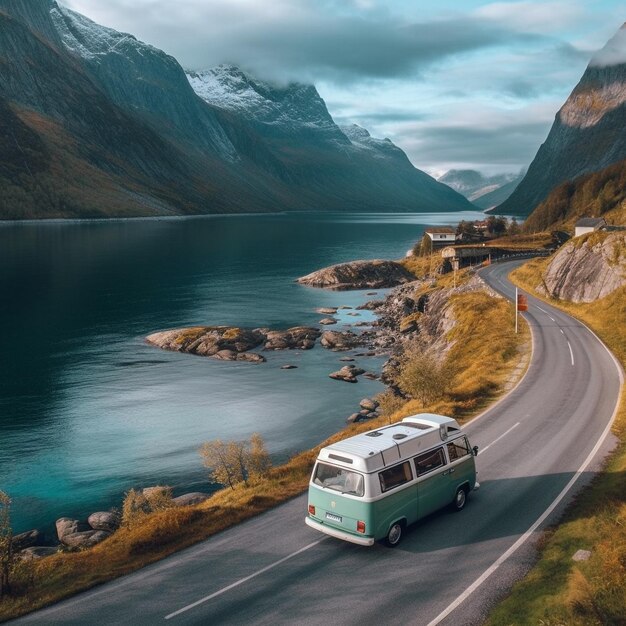 Traveling with camper van