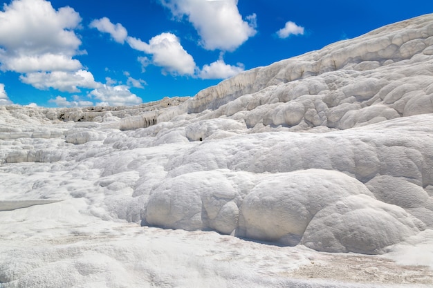 Travertine pools and terraces in Pamukkale