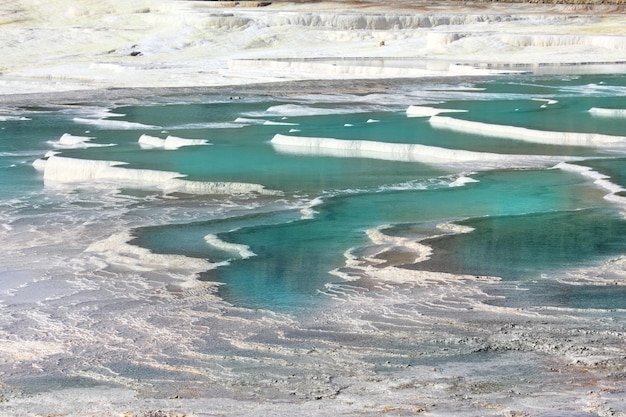 Travertines of pamukkale turkey