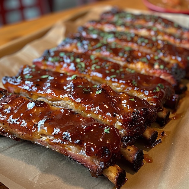 Photo a tray of food that has a lot of food on it