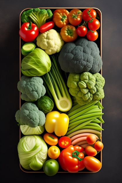 A tray of vegetables including cucumber, tomato, cucumber, and zucchini.