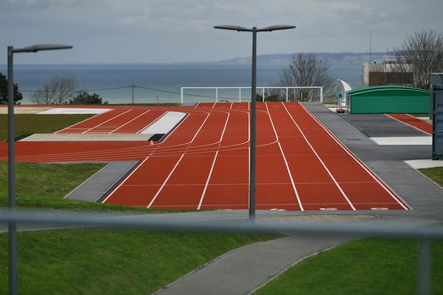 Treadmill at the sports stadium sports stadium