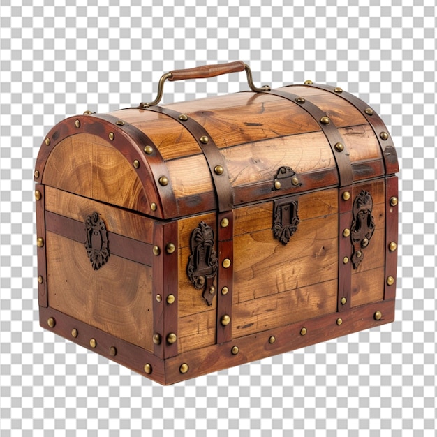 Treasure chest treasure box isolated