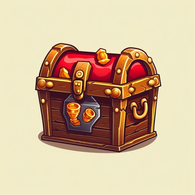 Photo a treasure chest