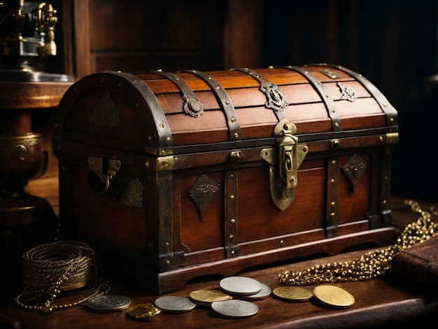 Photo a treasure chest