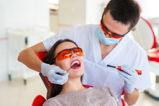 Treatment of caries, modern medicine. Stomatology.