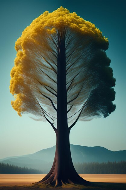 Foto immagine dell'albero ai