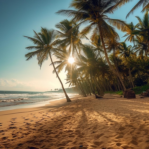 Tree on the beach