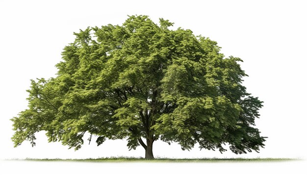 Фото Высота деревья боковой вид изолирован на белом