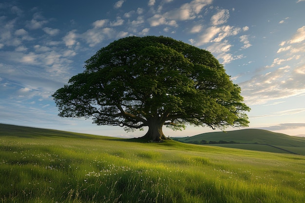 A tree in a field