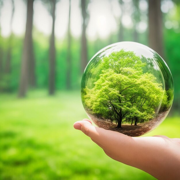 tree in hand