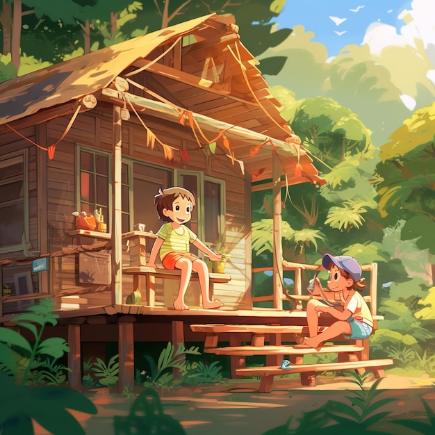 tree house illustration