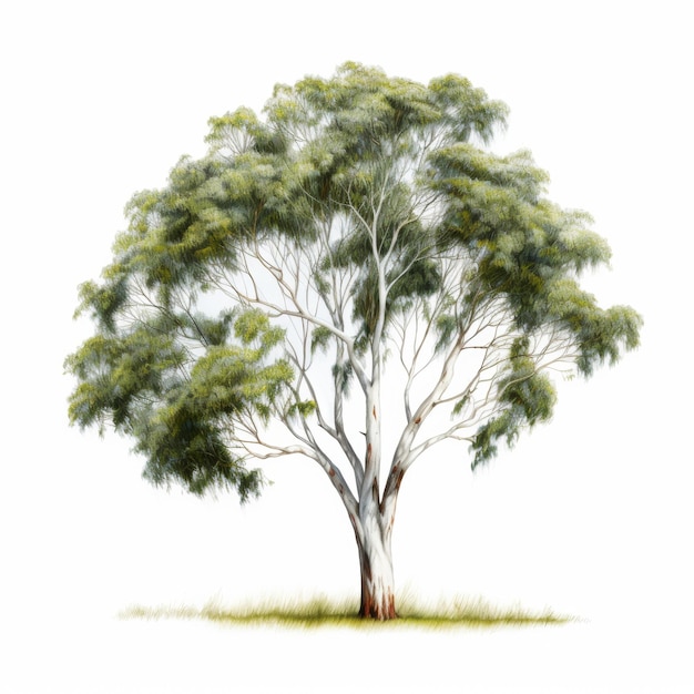 Tree isolated on white background