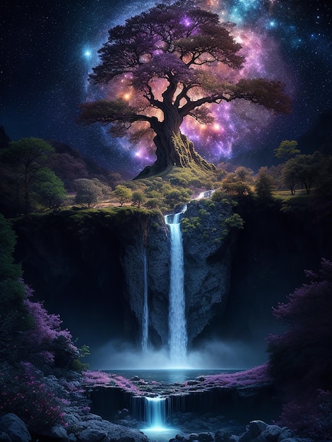 Tree of life in galaxy