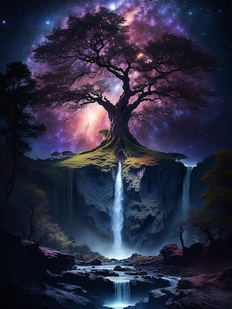 Tree of life in galaxy