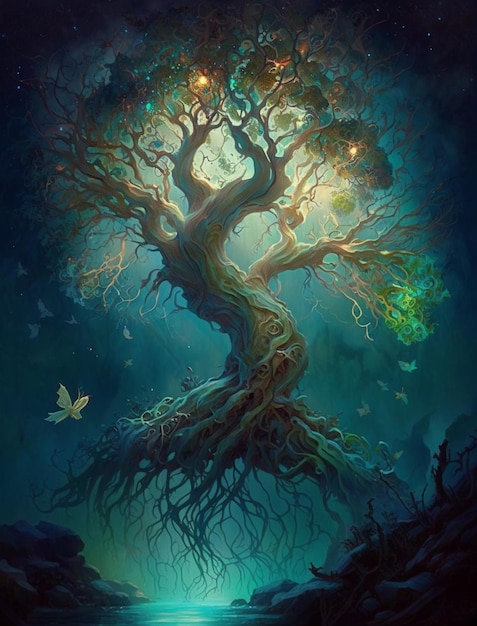 The tree of life is a magical tree.