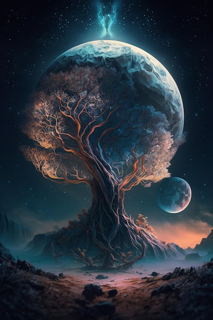 The tree of life is a planet