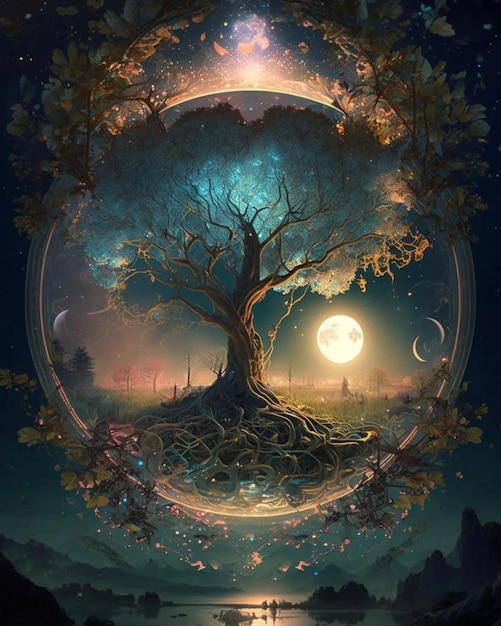 The tree of life is a symbol of the universe.