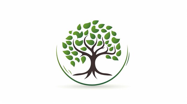 Tree logo illustration