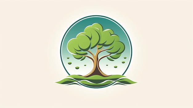 Tree logo illustration