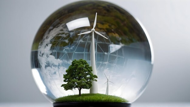 Photo tree on water glass tree in water glass tree and water glass glass with tree glass and tree wat