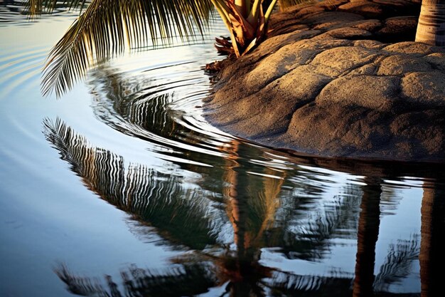 A tree in the water