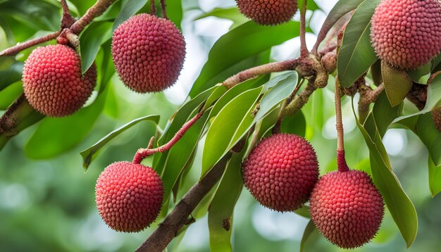 a tree with a bunch of fruit that is called raspberry