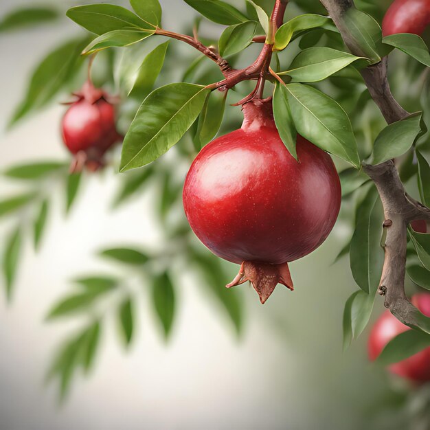 Photo a tree with fruit that is covered in green leaves