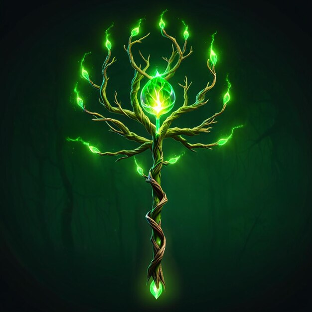 a tree with a green background with a tree with the title  tree  on it