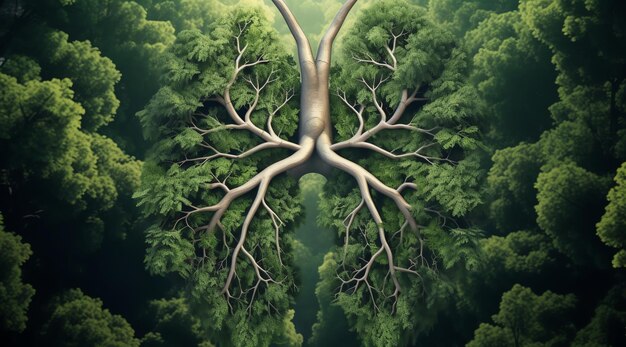 A tree with the tree of life and the tree of life