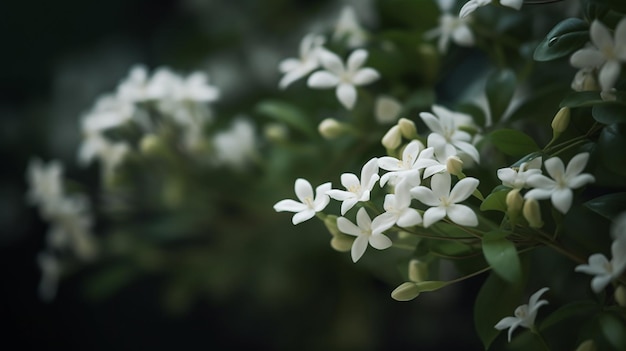 白い花が咲く木
