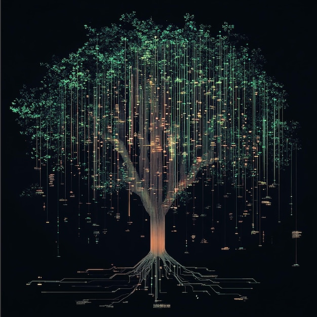a treelike data structure visualizing how recursion is handled in functional programming