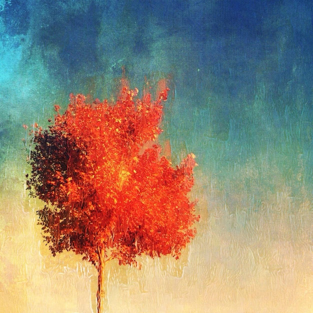 trees against sky during autumn