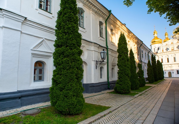 Trees in the courtyard of the KievPechersk Lavra