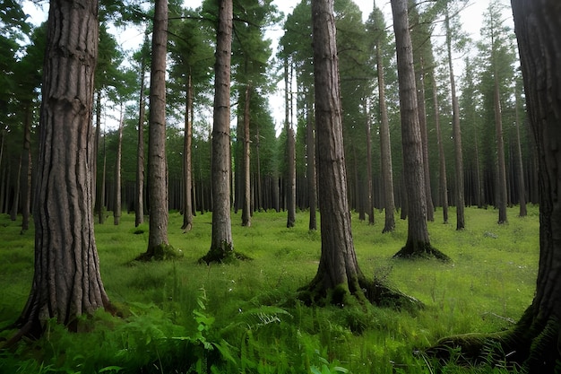 Photo trees growing in forest