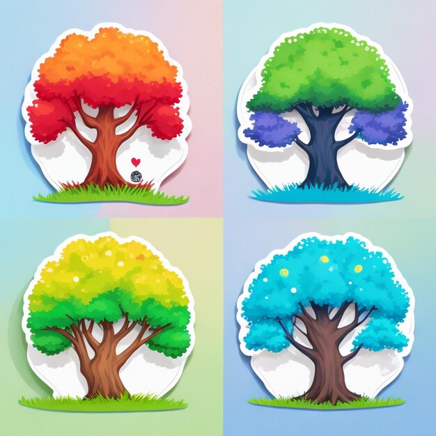 Trees Stickers