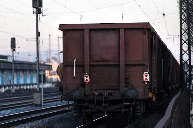 Trein op het treinstation