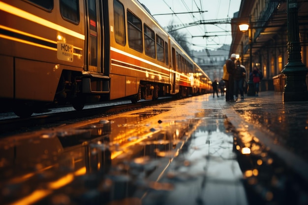 Treinstation spoorwegstation ijzeren station treinaanpassing van treinverkeer verzenden en ontvangen van passagiers en toeristen stopplaats aankomstgebouw