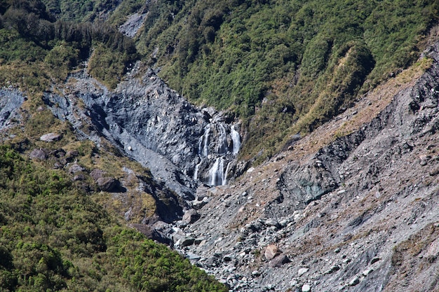 Trekking to Fox Glacier, New Zealand